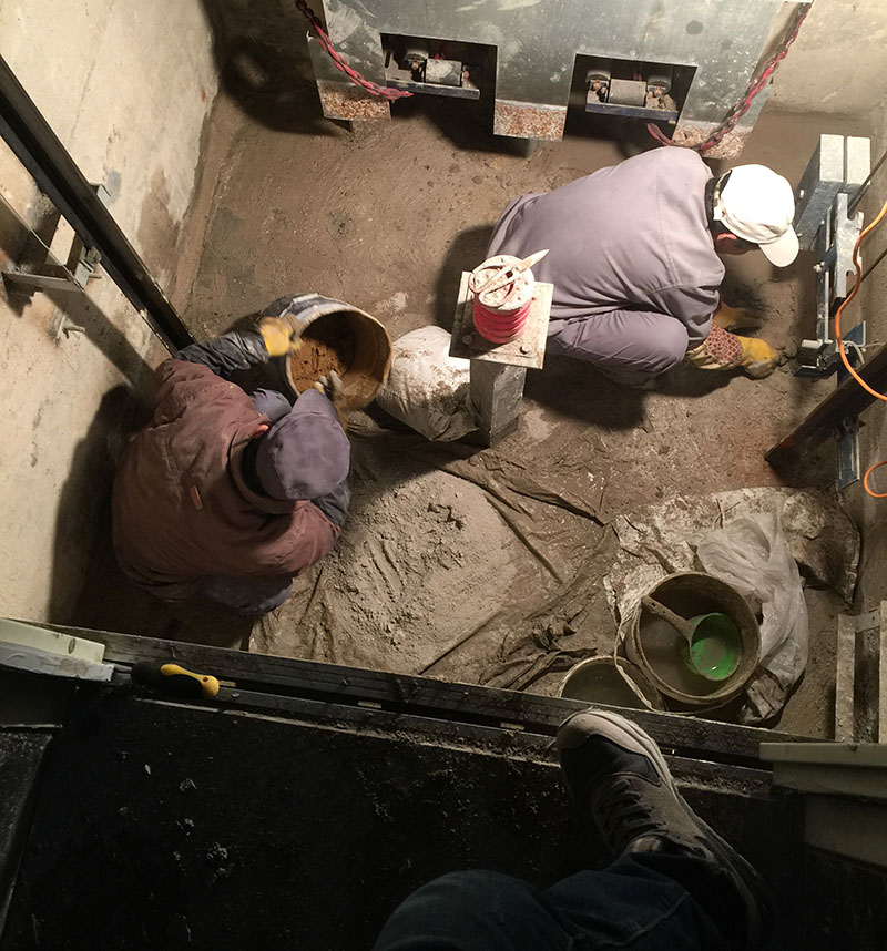 地下室集水井堵漏施工方法